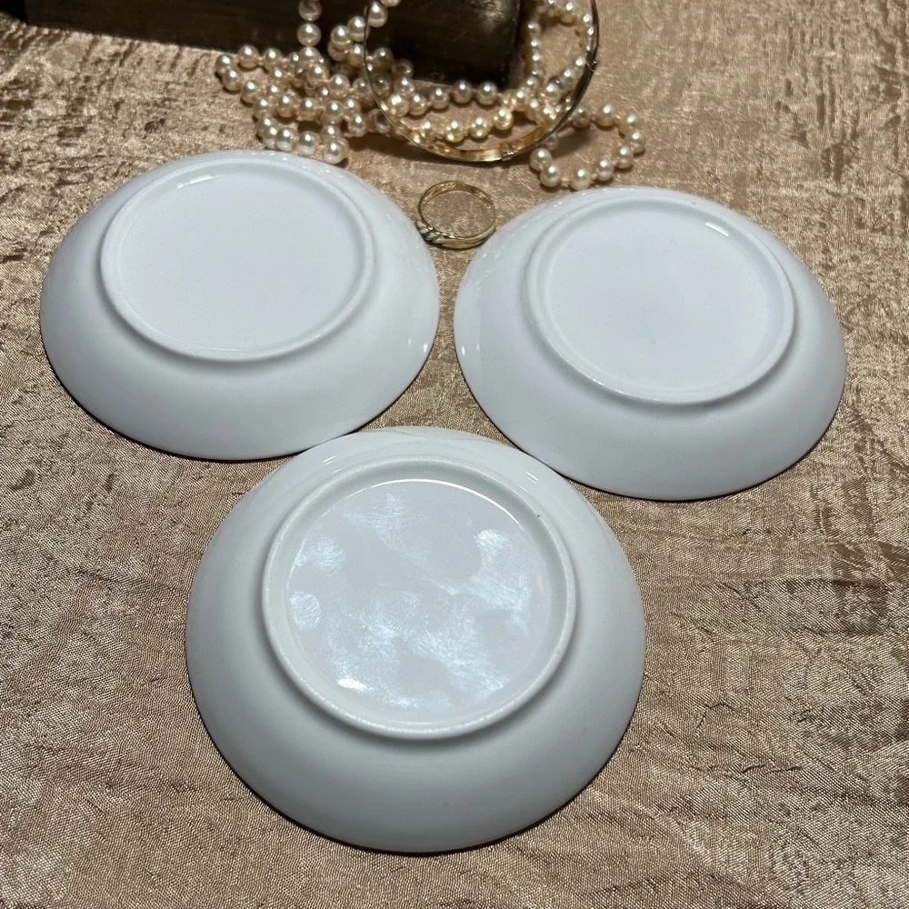 Pandora White and Gold Jewelry Holders (Set of 3 Pieces)